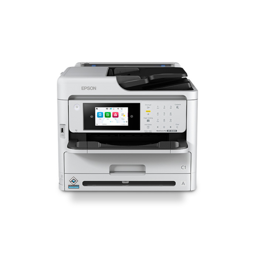 Impresora Epson Multifuncional WorkForce WF-M5899 Impresora Escaner Copiadora Fax Conectividad USB WiFi y Ethernet C11CK76301