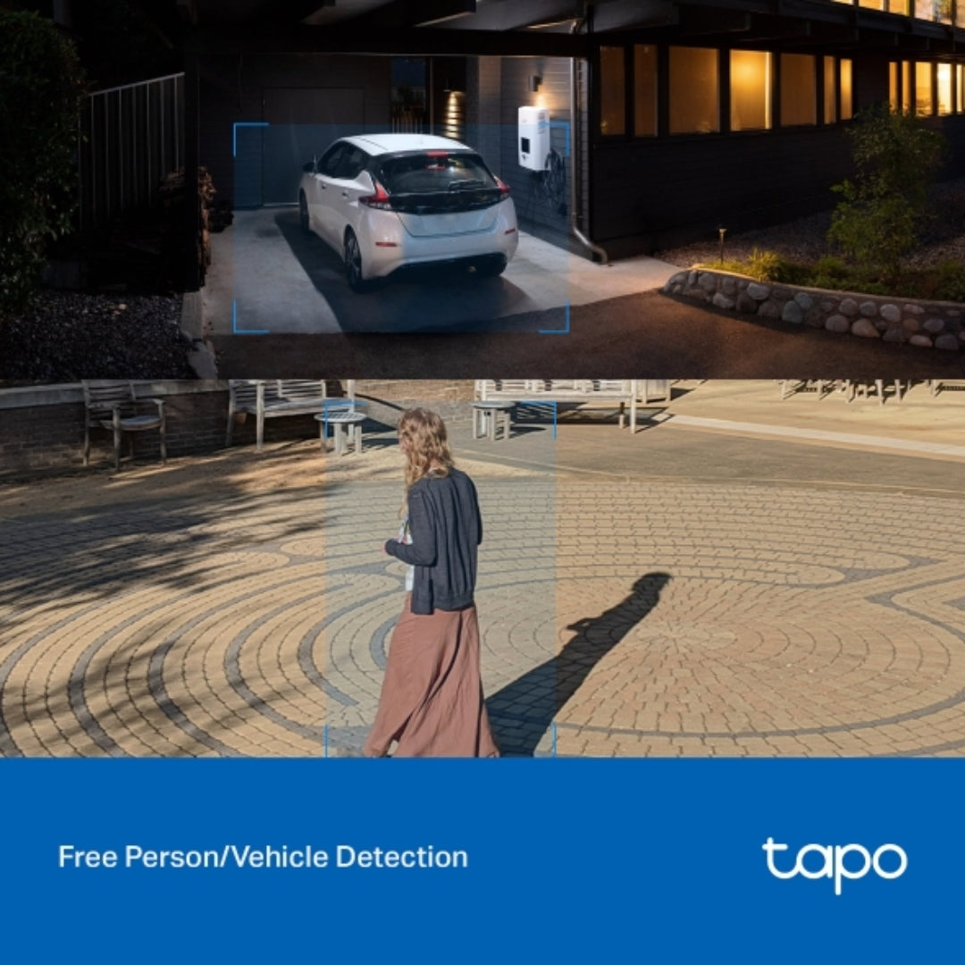 Camara para Exterior Tapo 2K QHD 3MP WiFi Sensor de Movimiento Audio 2 Vias IP66 Tapo C320WS