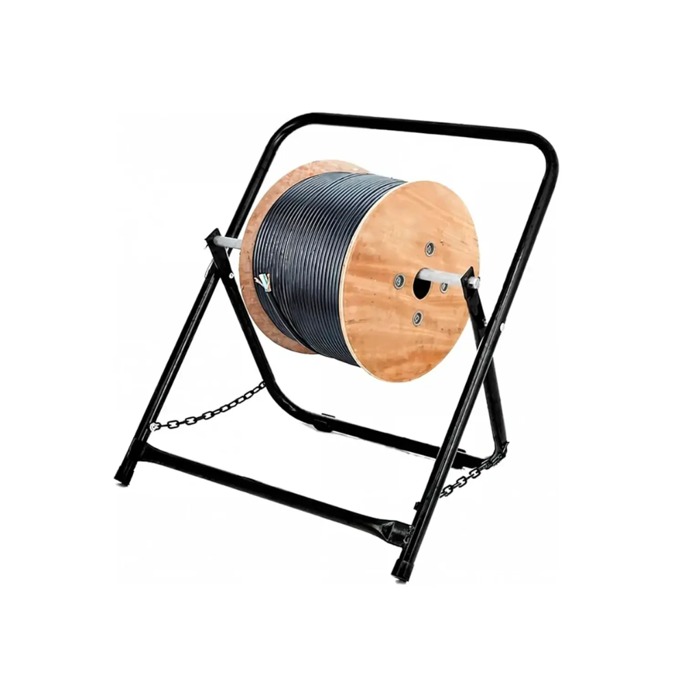 Porta Carrete Dimax sin Ruedas para Cable Fibra Optica color Negro C900