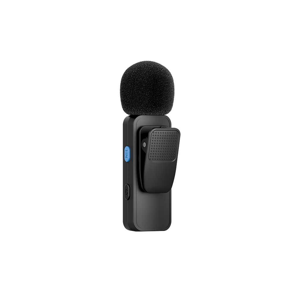 Microfono Boya Inalambrico Puerto Lightning Ultracompacto y Portatil con 2 Microfonos Cancelacion de Rudio Inteligente Alcance hasta 100 Metros BY-V2 V2.0