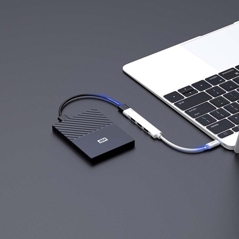 Hub Havit USB-C a 4 puertos USB-A HB41 TYPE-C HUB