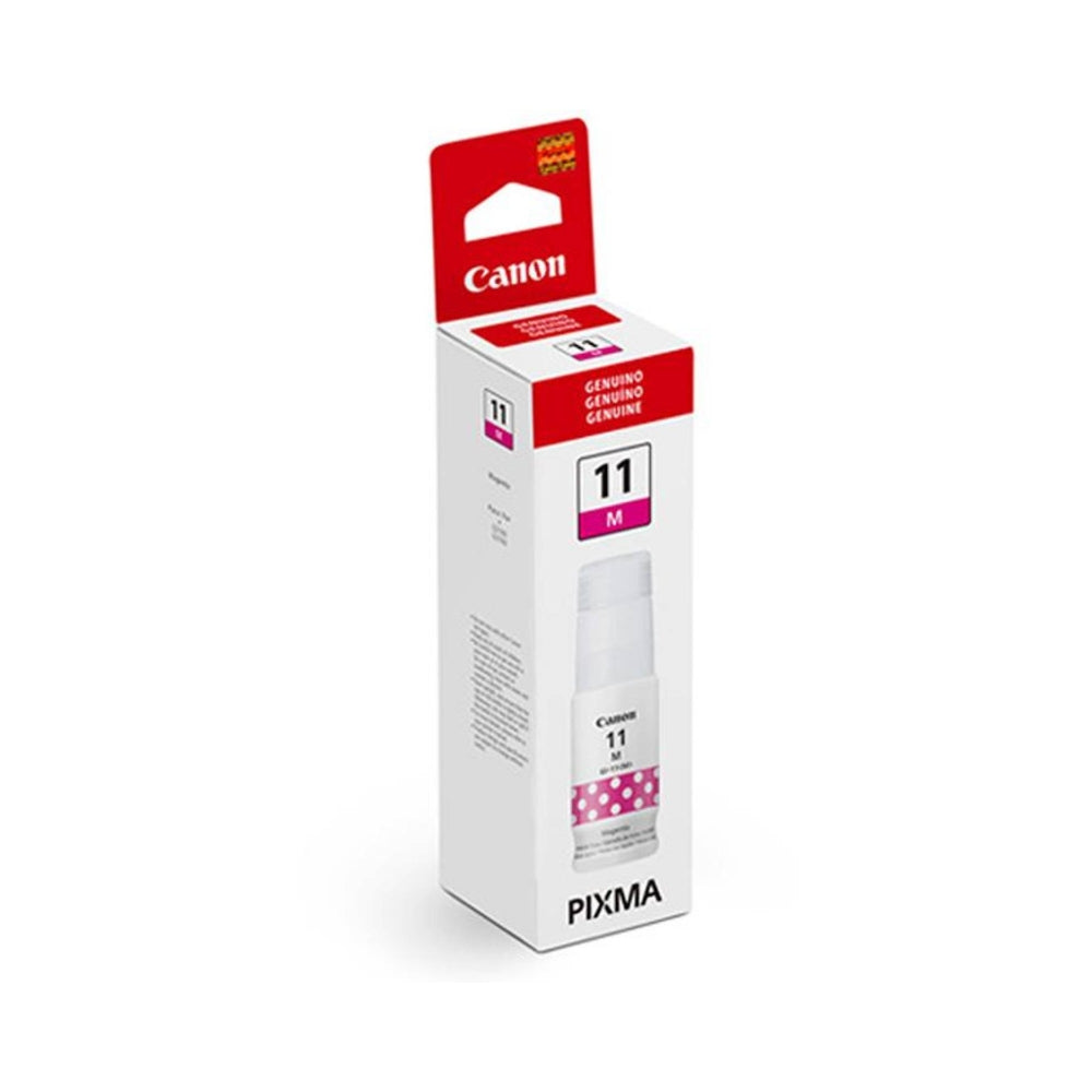 Botella de Tinta Canon GI-11M color Magenta de 70ml Compatible con Pixma G2160 4535C001AA
