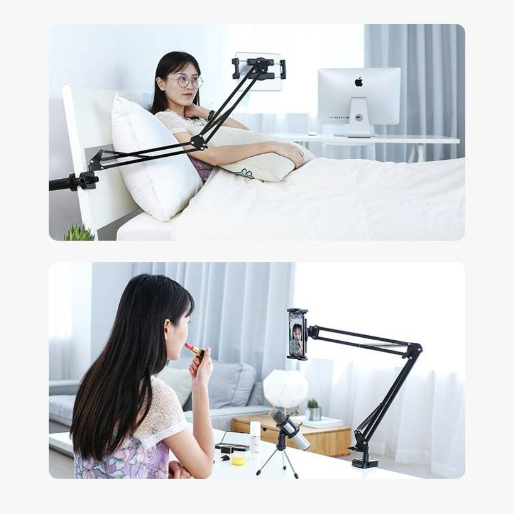 Brazo Flexible con Soporte Ugreen para Tablet Operacion 360 Grados desde Cualquier Angulo y Distancia Lontigud 750mm 50394
