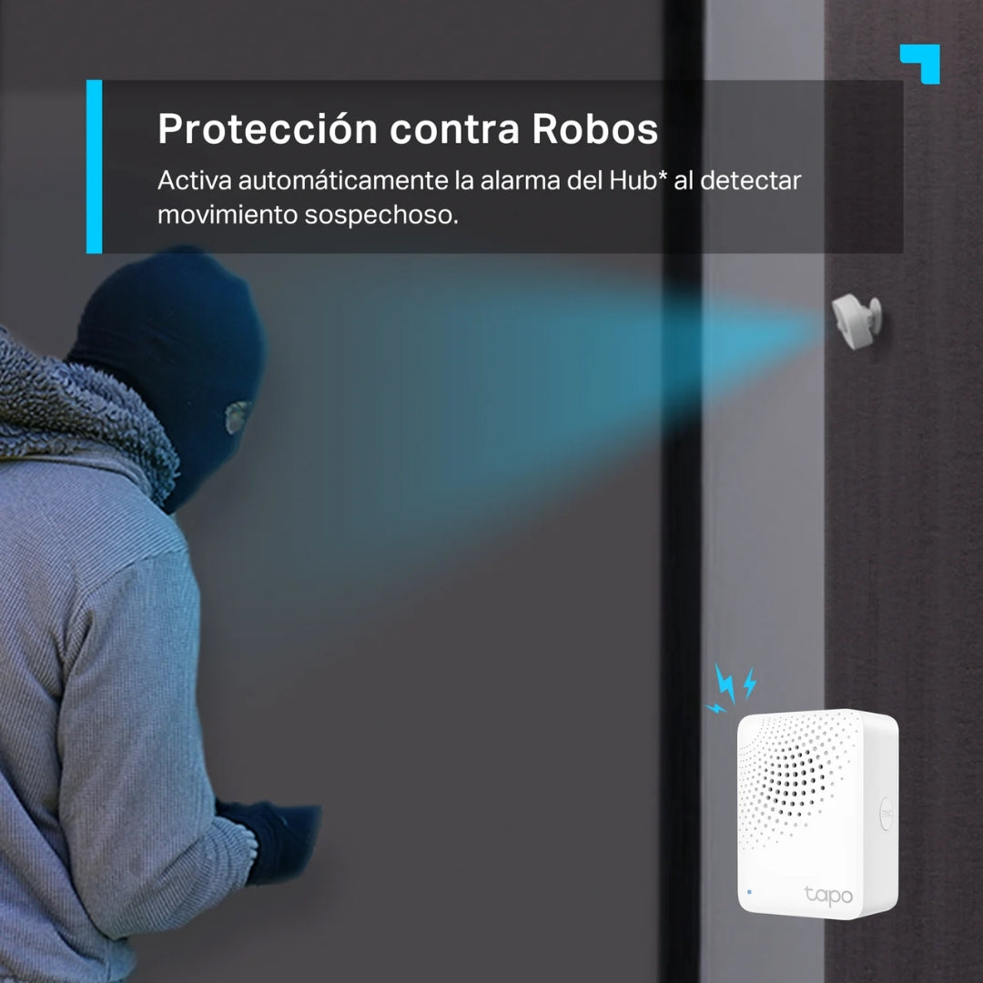 Sensor de Movimiento Tapo Inteligente Angulo de Deteccion 120grados Tapo T100