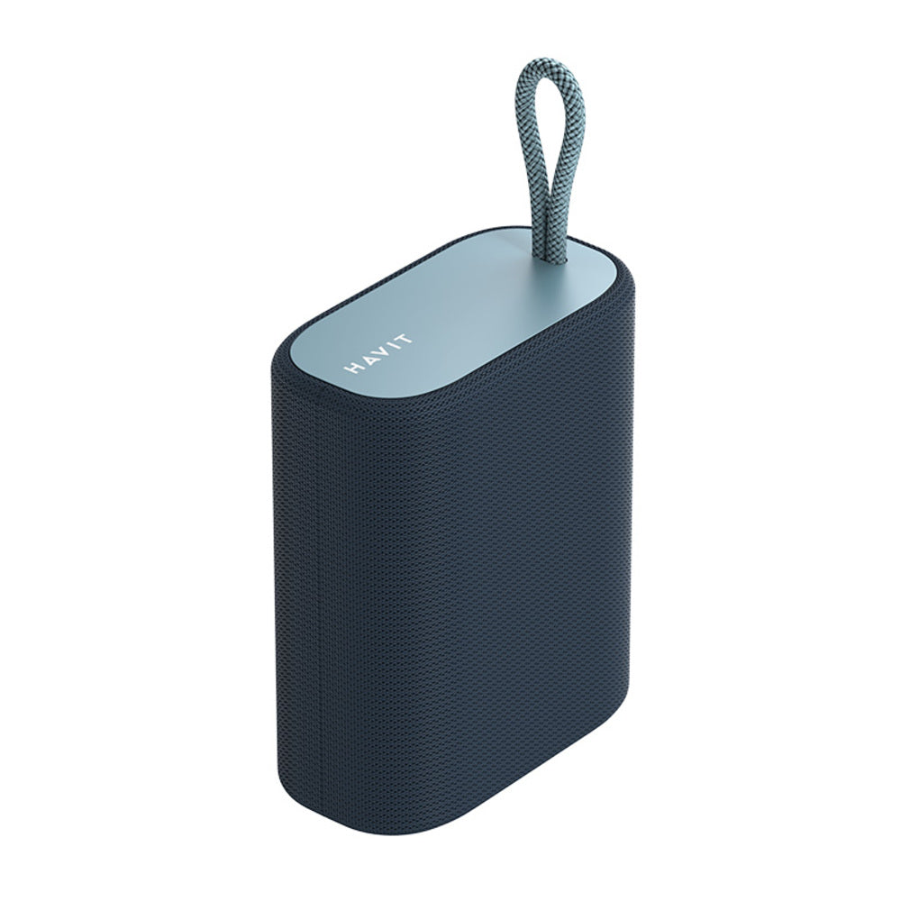 Parlante Bluetooth Havit Portatil 5Watts Bluetooth 5.3 Bateria Hasta 6 Horas Puerto Carga USB-C Puerto AUX Color Azul SK801BT-BL