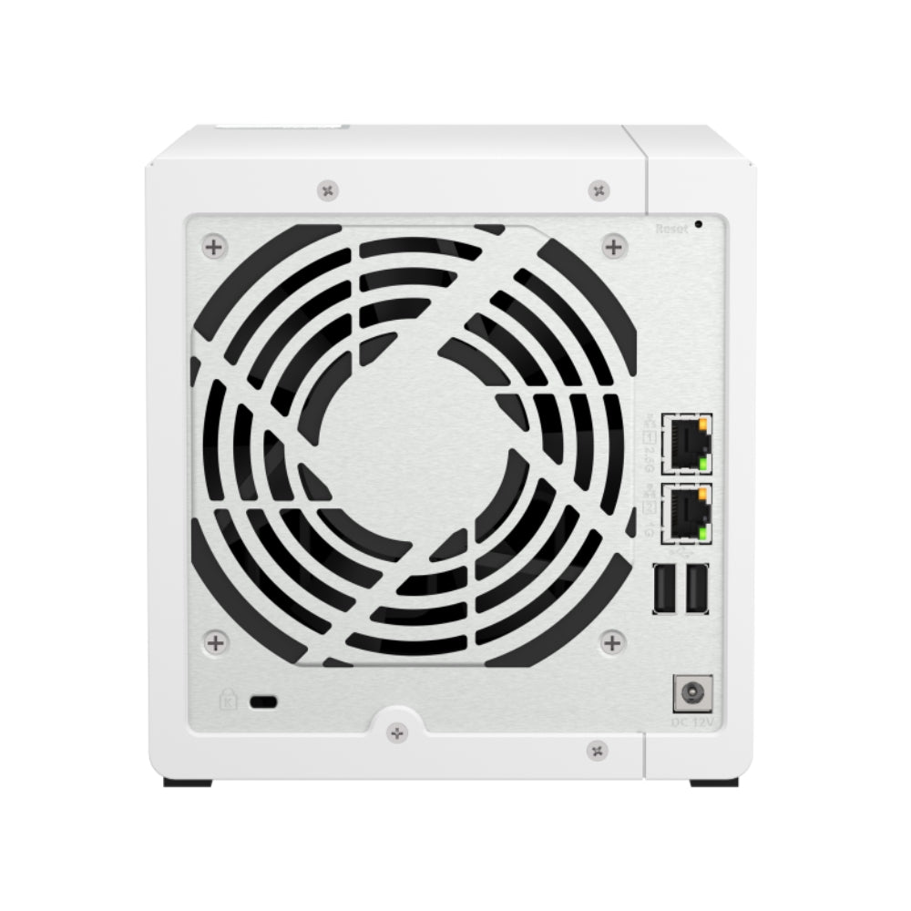 Servidor NAS Qnap de 4 Bahias Procesador ARM Cortex-A55 con 4GB RAM 1 Puerto 2.5GbE 1 Puerto GbE 3 Puertos USB TS-433-4G-US