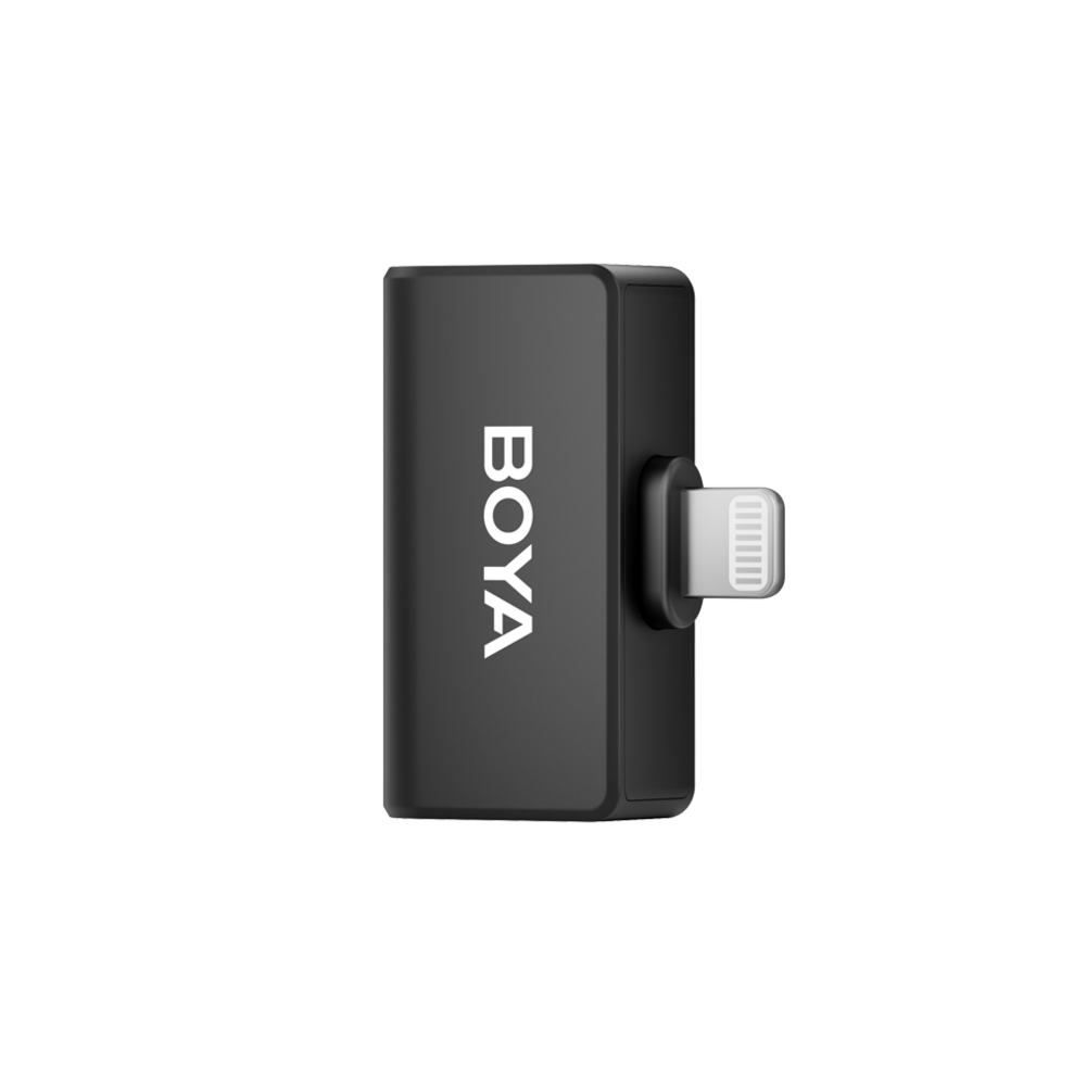 Microfono Inalambrico Boya Doble Canal Audio HD Bateria 5 horas Puerto Lightning Alcance 50m Omic-D