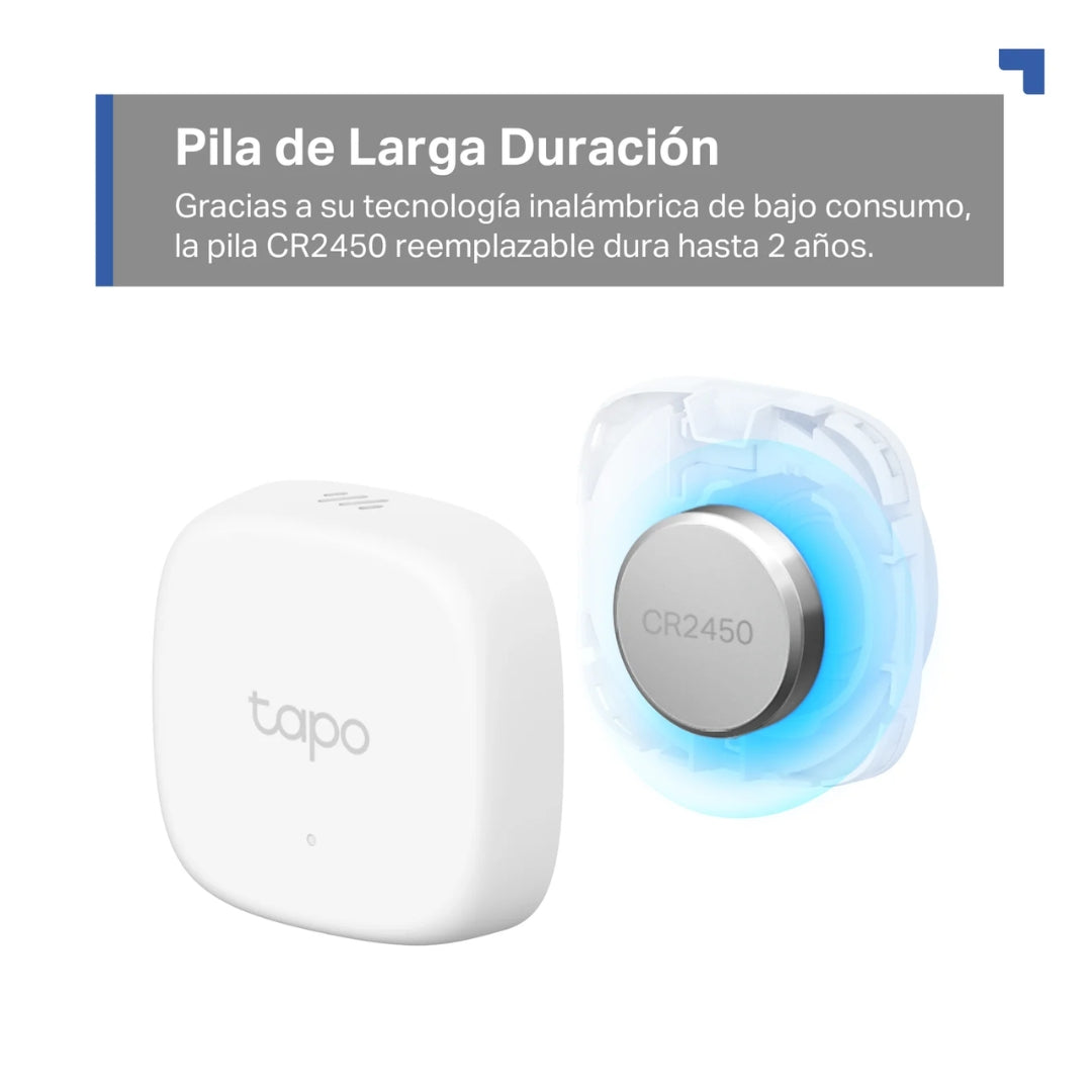 Sensor de Temperatura y Humedad Tapo Inteligente Inalambrico Tapo T310