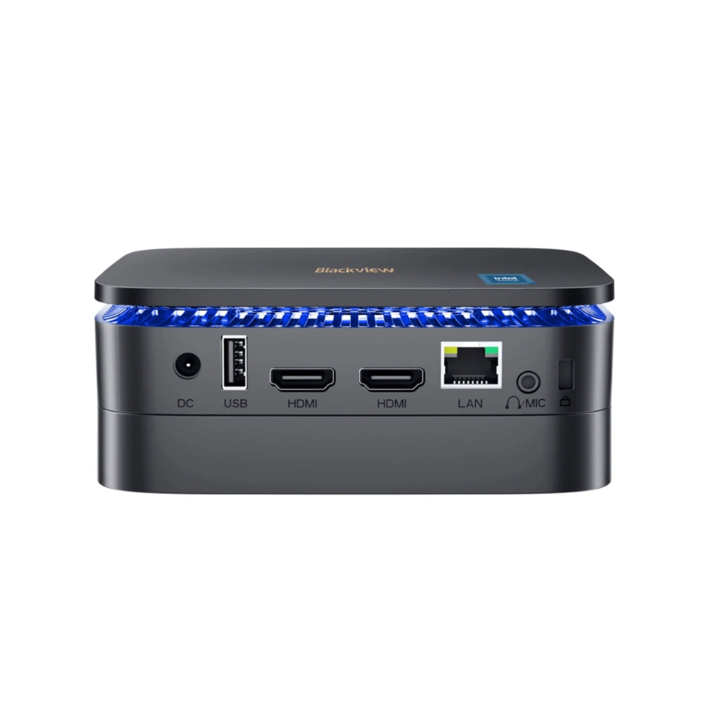 Mini PC Blackview CPU Intel Jasper Lake N95 RAM 16GB Disco 512GB Windows 11 Pro WiFi Bluetooth MP60