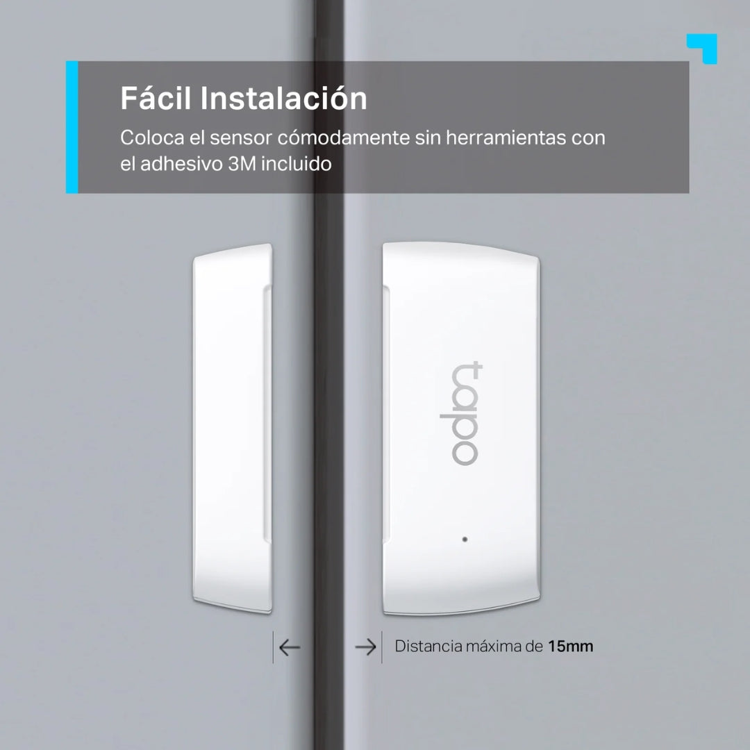 Sensor de Puerta Tapo Inteligente Compatibilidad Universal Multiples Usos Proteccion contra Robo Tapo T110