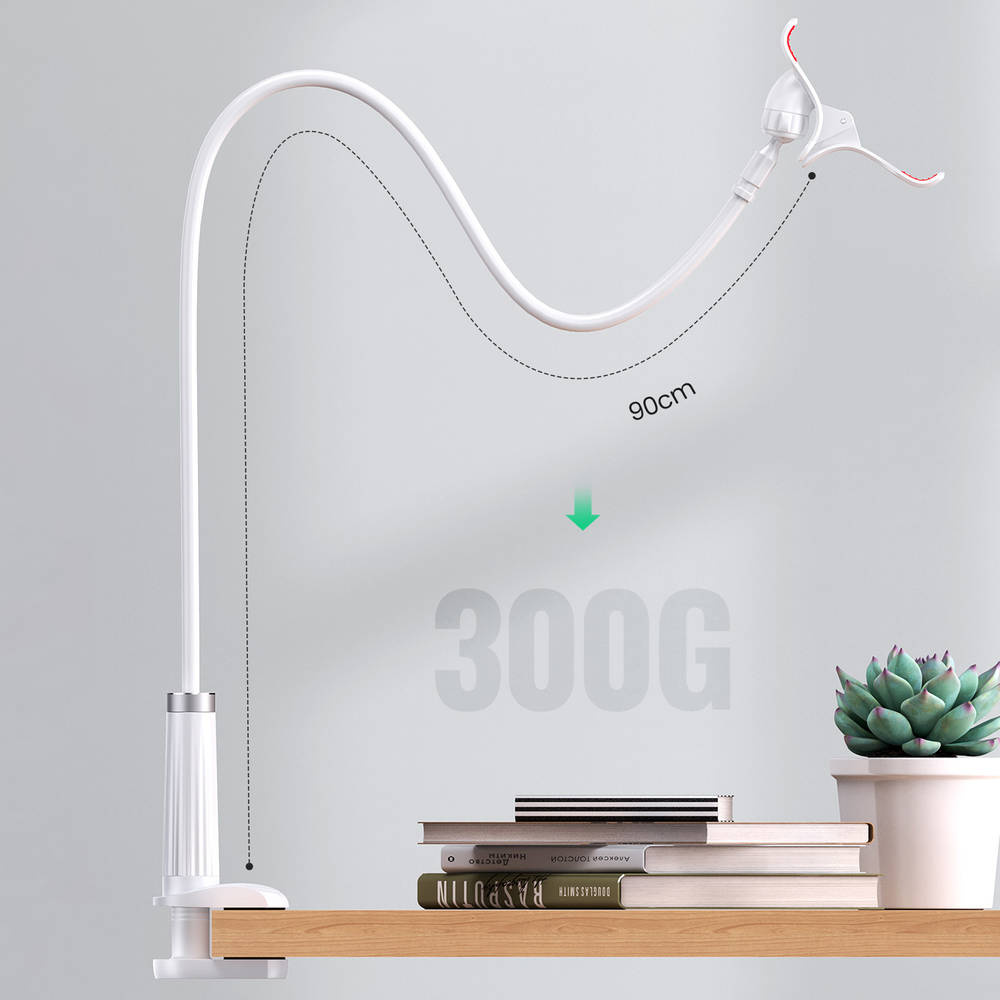 Soporte Ugreen Multifuncion Flexible para Telefonos de 4" hasta 7.2" color Blanco 30488