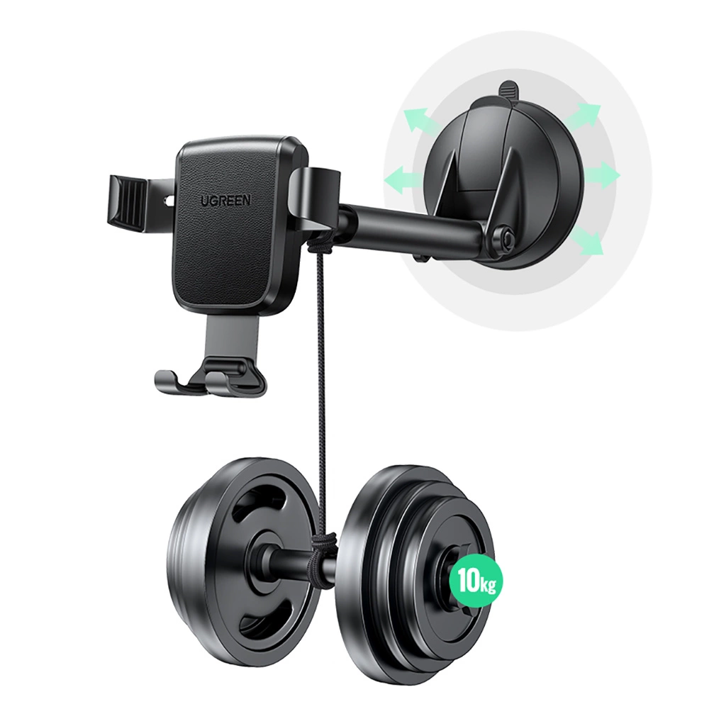 Soporte Ugreen de Telefono para Vehiculo Base de Succion para Mejor Agarre en Tablero Soporte de 4.7" a 7" 60990B