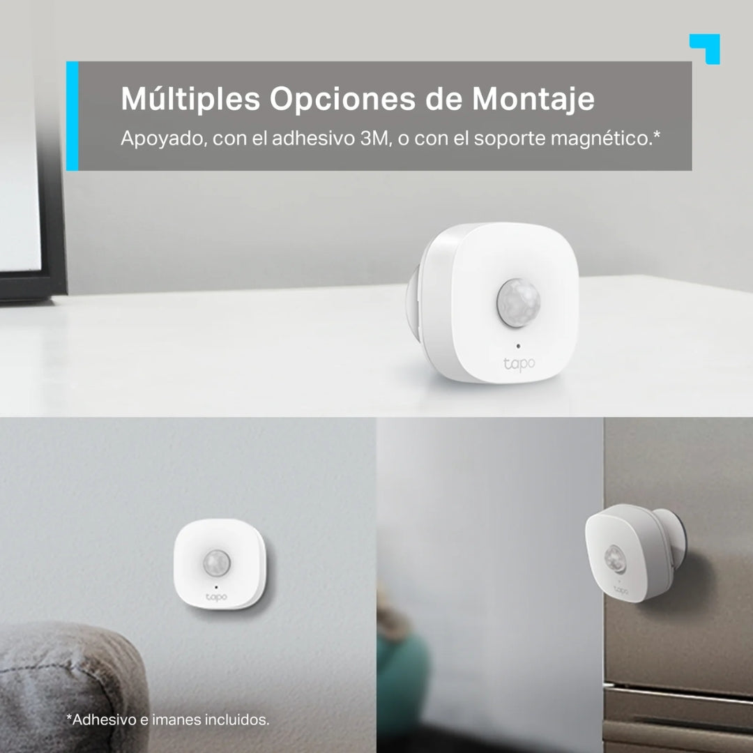 Sensor de Movimiento Tapo Inteligente Angulo de Deteccion 120grados Tapo T100