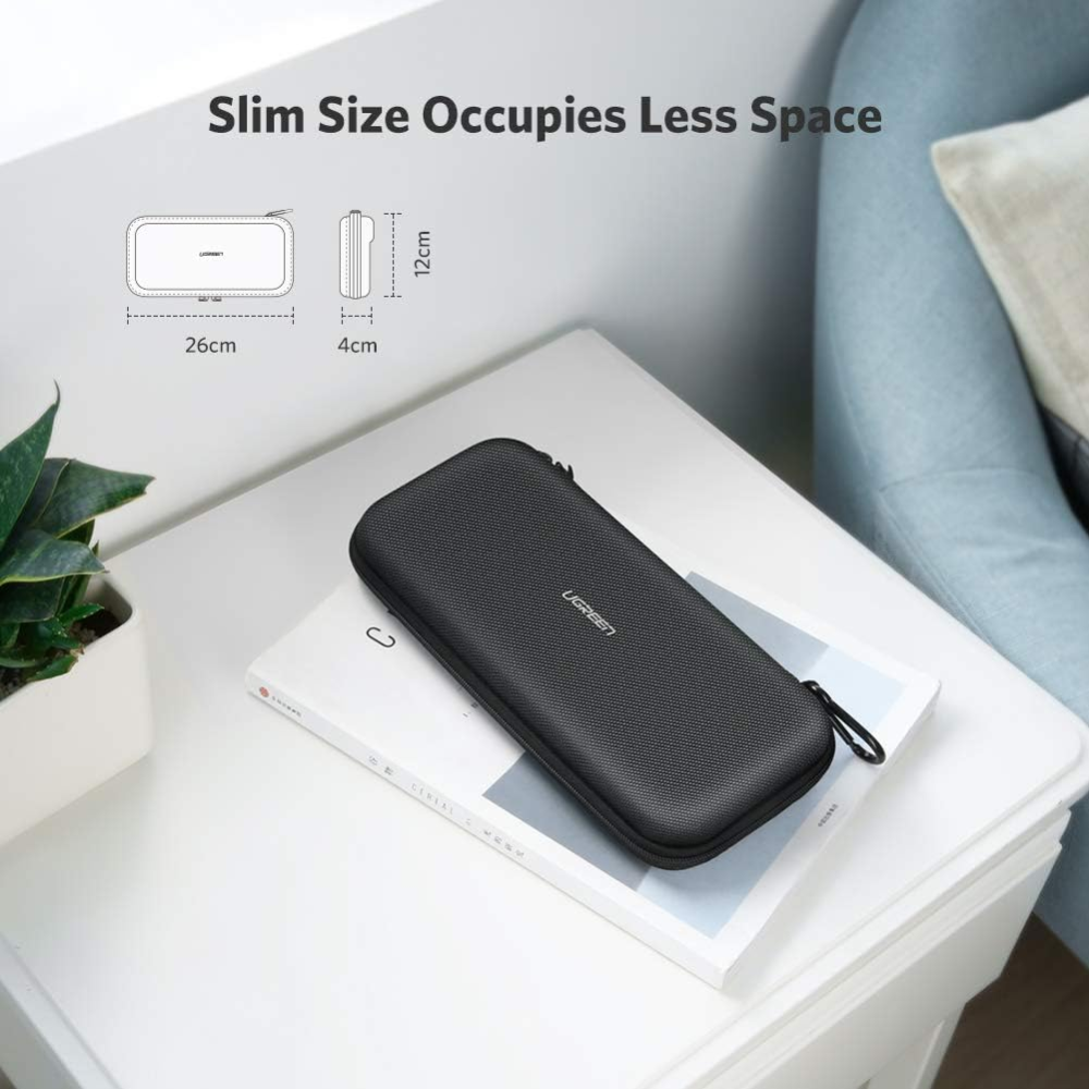 Estuche Ugreen para Nintendo Switch Lite Transporte Rigido Portatil con Asa Comoda y un Mosqueton 50974