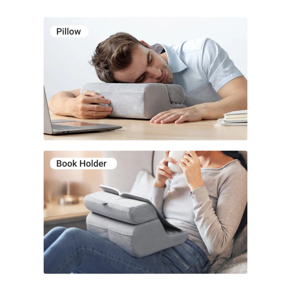 Soporte Ugreen de Almohada para Tablet Diseño Plegable para Equipos de 4.7" a 12.9" color Gris 60646