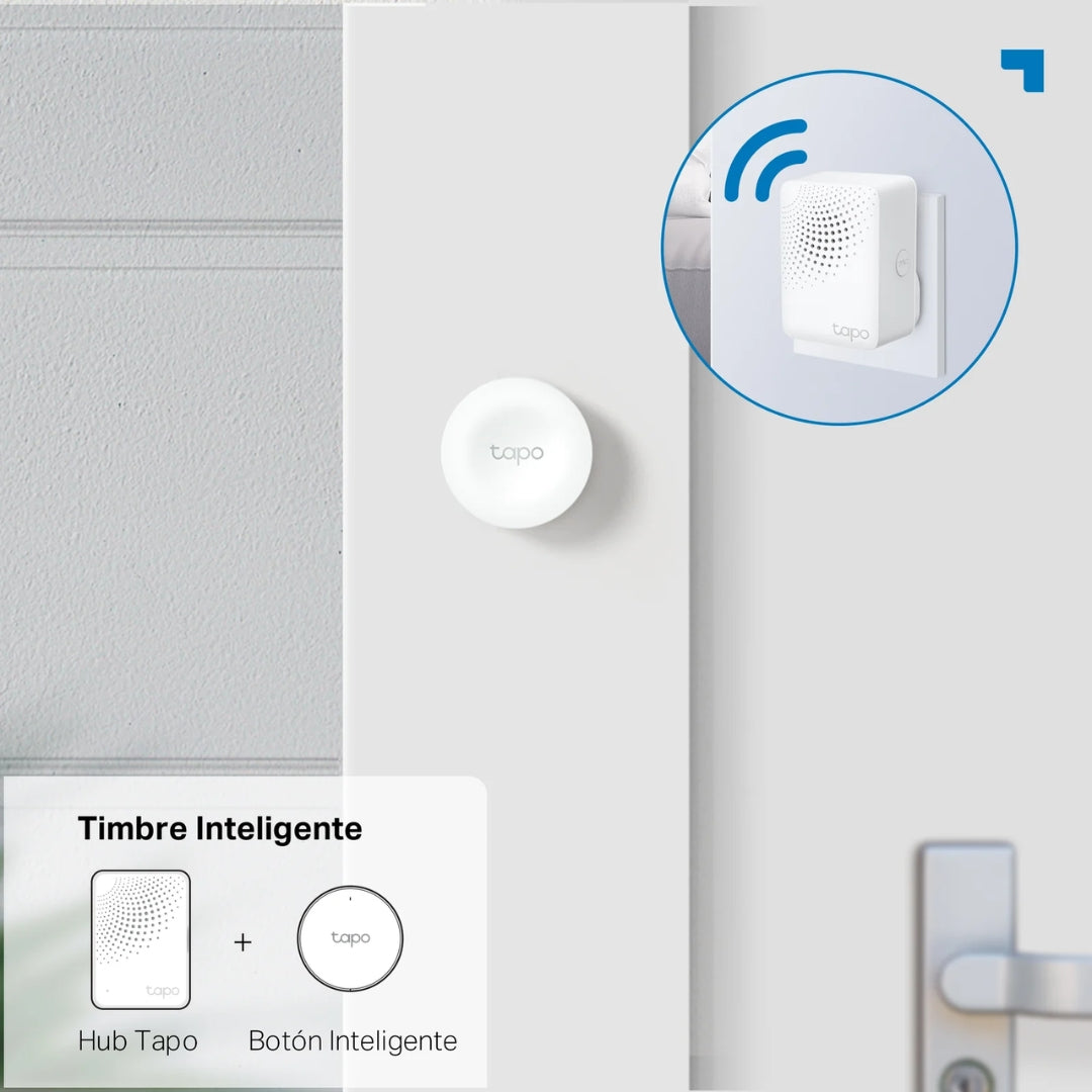 Boton Tapo Inteligente Funcion Personalizada como ser Interruptor Portatil Control de Luz Alamar Timbre Tapo S200B