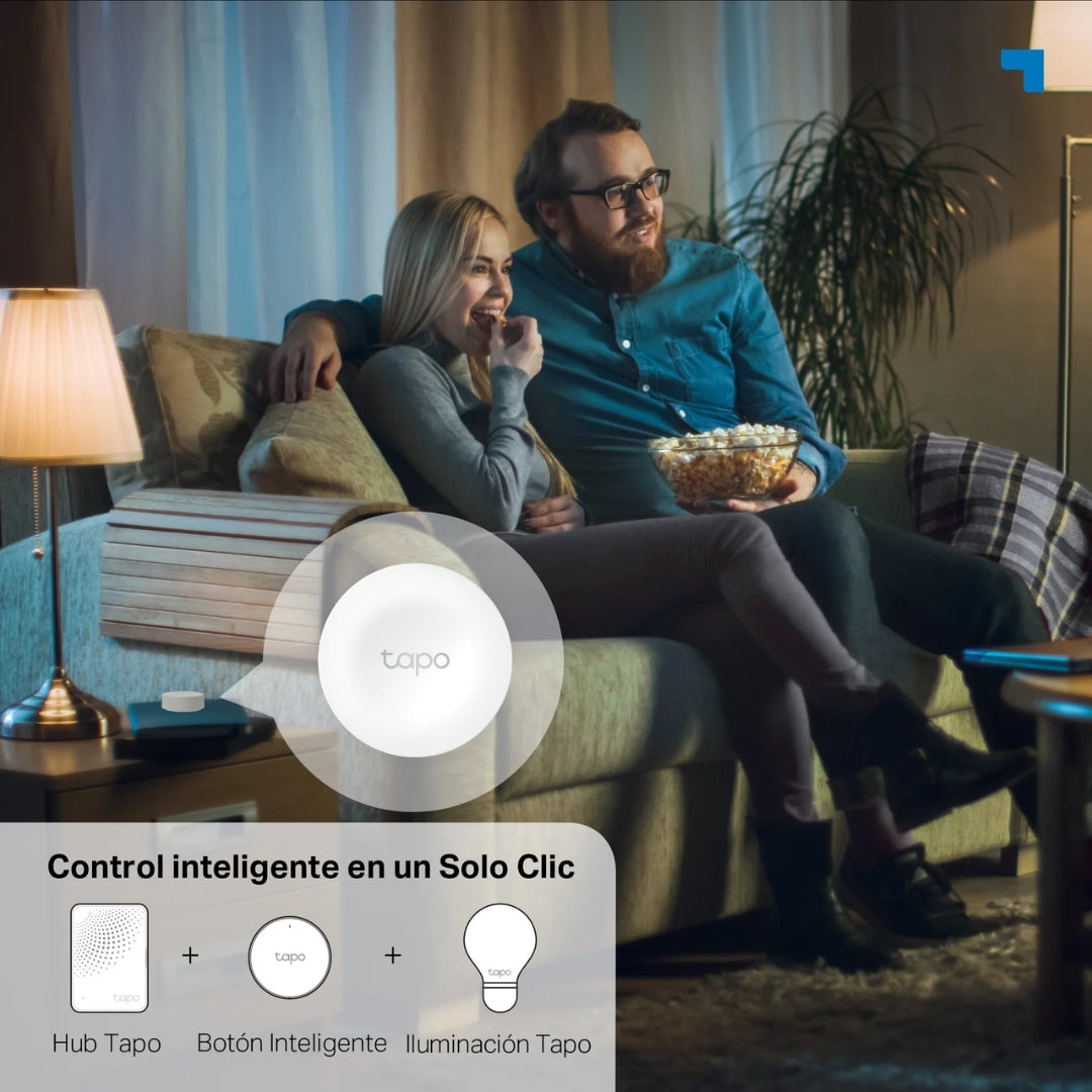 Boton Tapo Inteligente Funcion Personalizada como ser Interruptor Portatil Control de Luz Alamar Timbre Tapo S200B