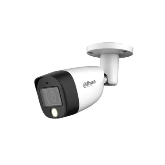 Camara Dahua HDCVI 2MP Full Color Metalica Lente 2.8mm IR 20 metros 30fps 1080p IP67 HAC-HFW1200CM-IL-A-28B-S6