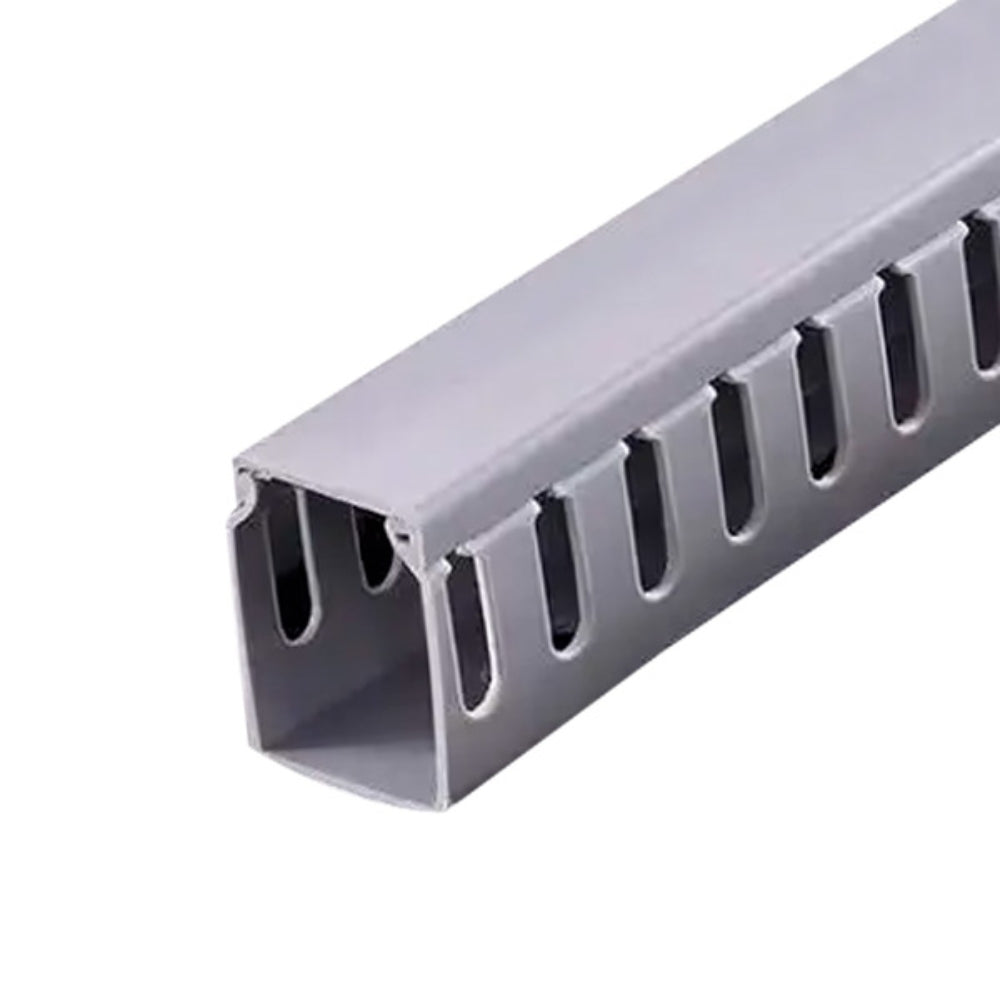 Cable Canal Dimax Ranurado 40x25mm Paquete de 10 Unidades Longitud 2 Metros color Gris S126