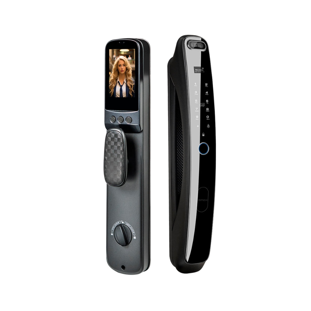 Cerradura Inteligente Dimax WiFi con Reconocimiento Facial Mortaja 6068 Compatible con Tarjeta IC Mifare 13.56MHz B022