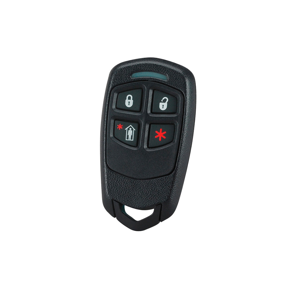 Control Remoto Resideo de 4 Botones Programables con LED de estado Tecla que reduce Falsa Activacion Bateria de Litio 1436956