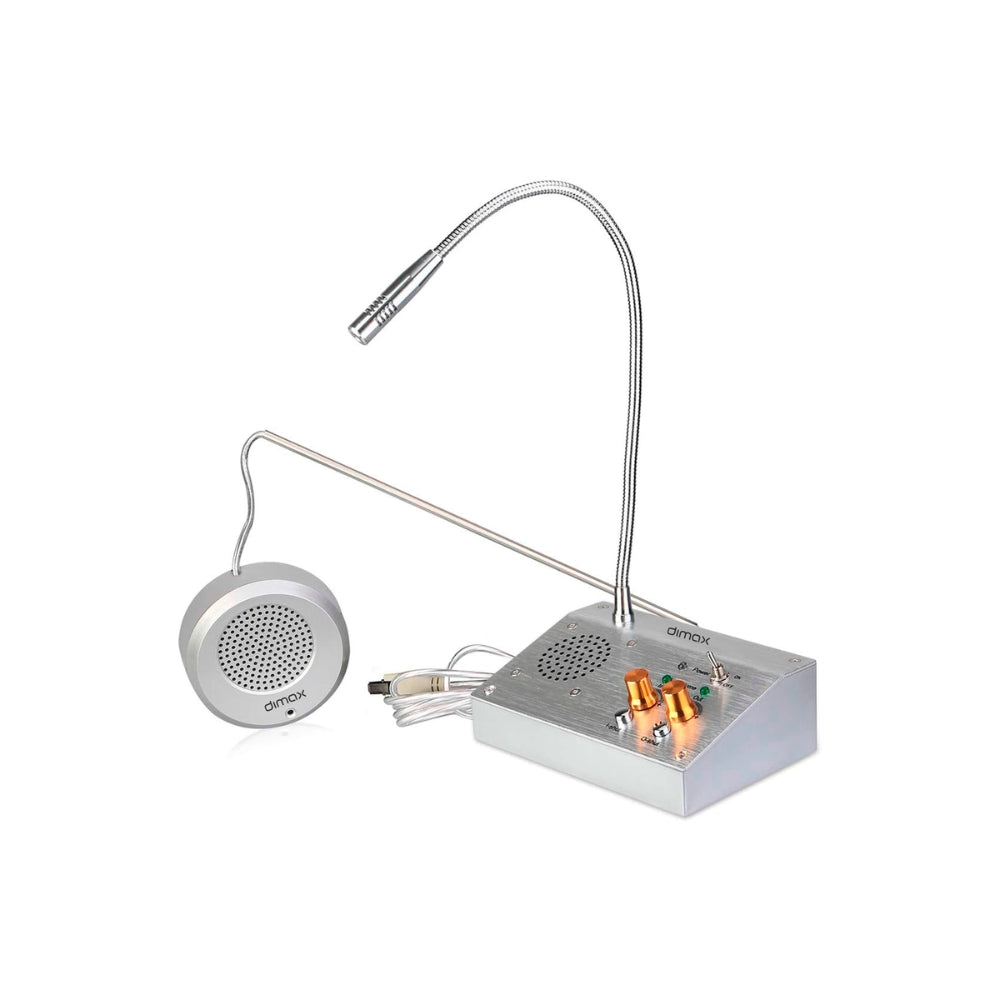 Intercomunicador Altavoz de Ventanta Dimax Metalico Audio Bidireccional 2Watts y012
