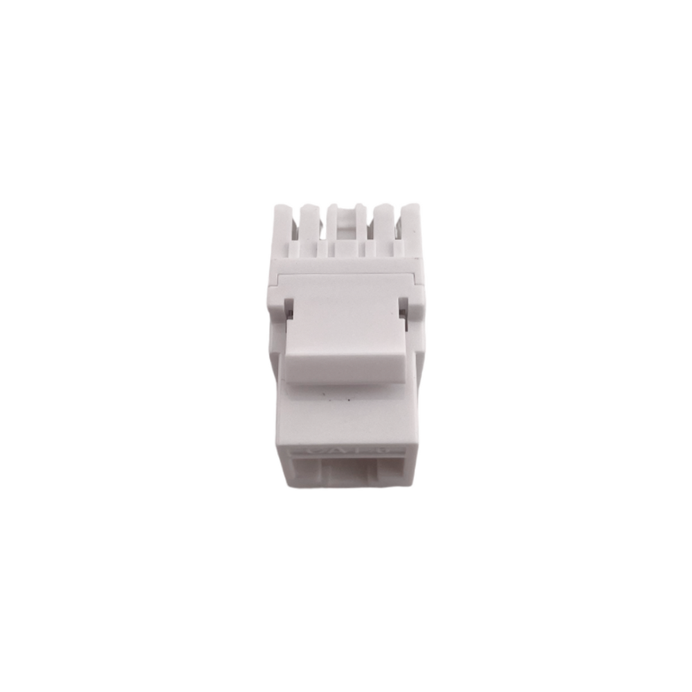 Keystone Jack Dimax Cat6 Cumple ISO IEC 11801 TIA EIA 568C color Blanco C847