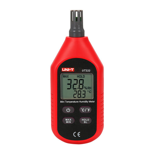Medidor de Humedad Uni-T 0 a 100% HR Temp -10 a 60 C UT333