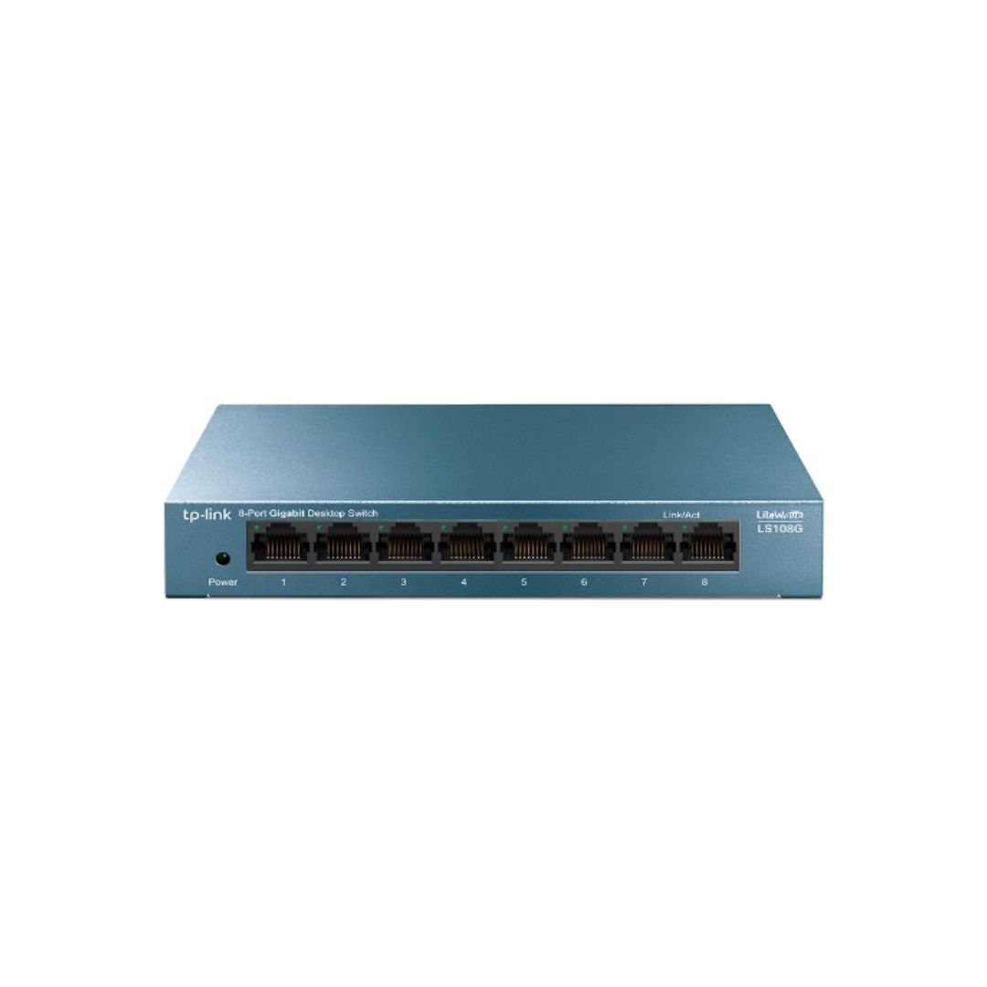 Switch TP-Link Lite Wave 8 Puertos Gigabit Carcasa de Acero LS108G