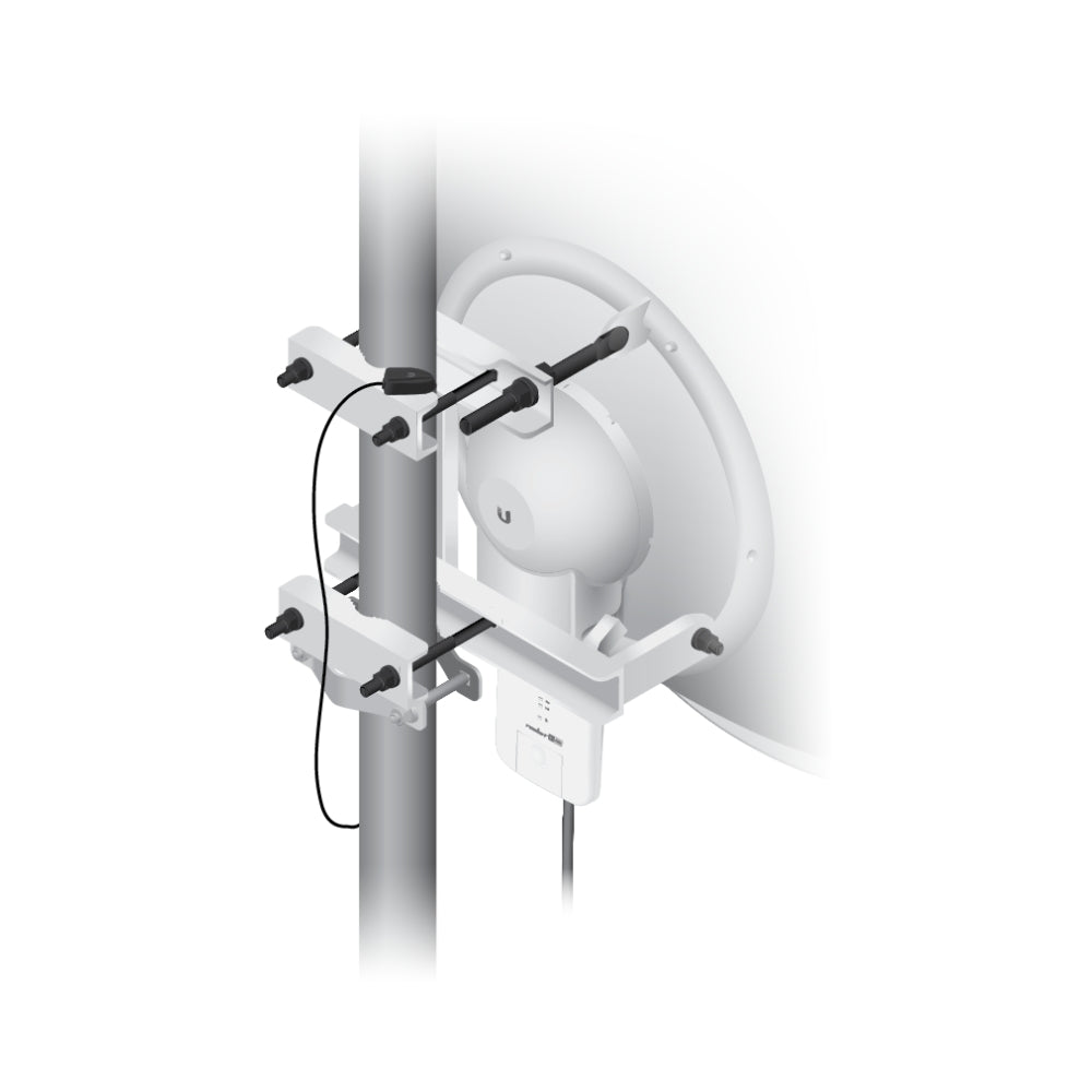 Radio Ubiquiti Rocket Prism AC Gen2 Airmax 5GHz 500+ Mbps Ancho de Canal 80Mhz 256AQM Sincronizacion GPS 1xEthernet Gigabit Gestion de Radio Air OS UB-RP-5AC-GEN2