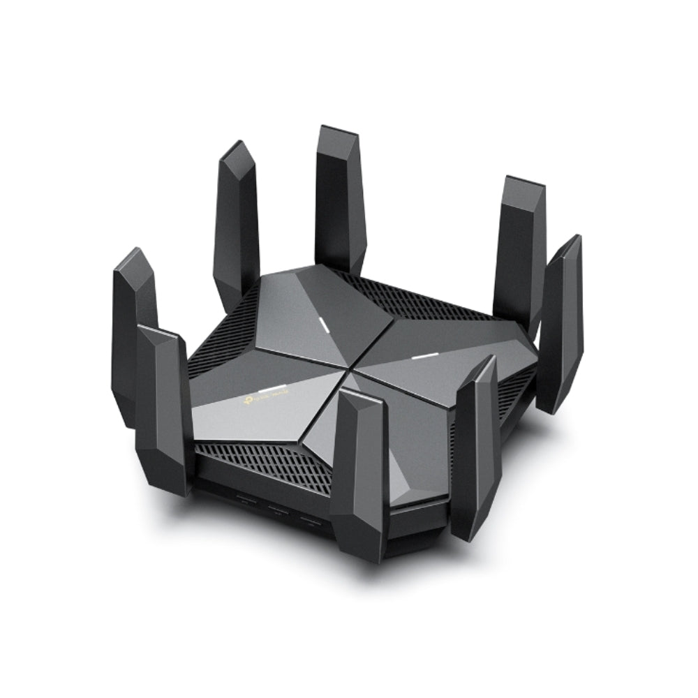 Router TP-Link Inalambrico AXE16000 WiFi 6E 8 Antenas Doble Banda 2.4 y 5.0GHz CPU Quad Core 1GB RAM 1x10Gb 1x2.5Gb 4xGbps ARCHER AXE300