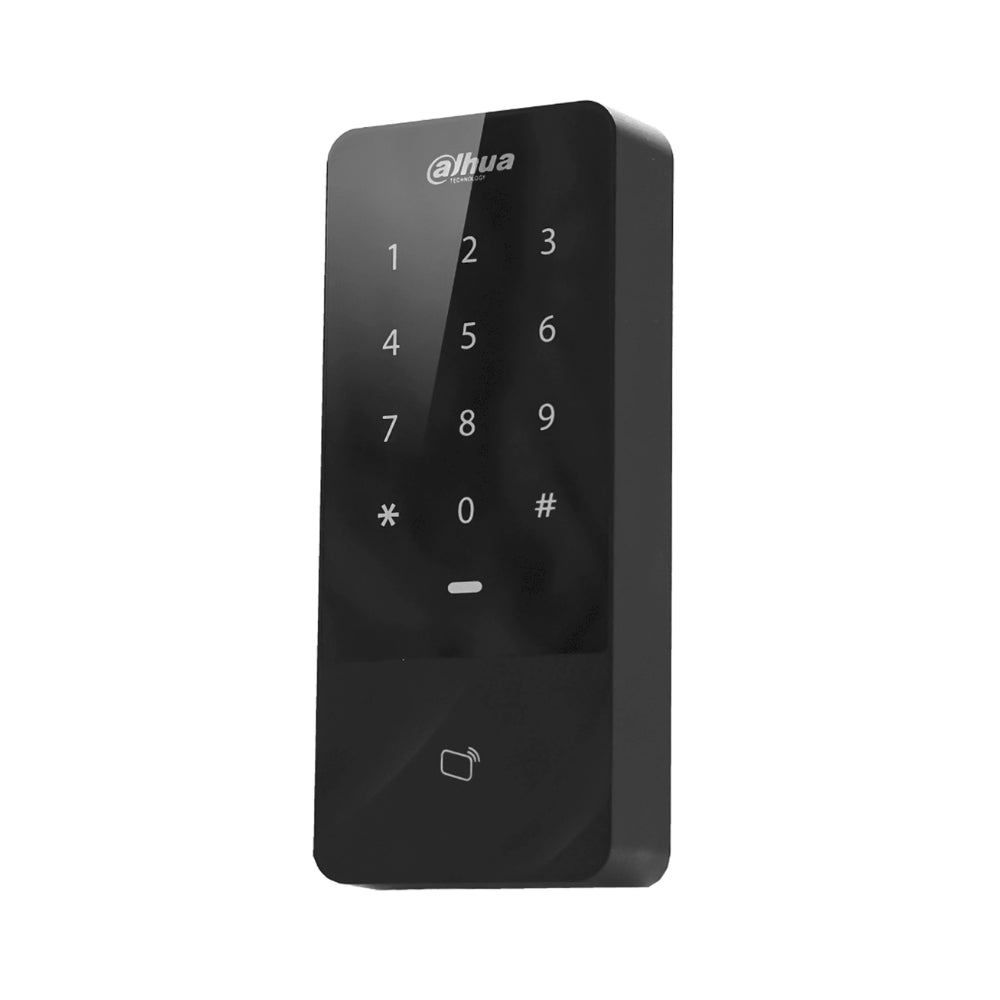 Control de Acceso Dahua con Teclado y Tarjeta Soporta 30K Usuarils, 60K Registros Esclavo Wiegand Puertos 1xRJ45 1xRS-485 IP66 DHI-ASI1201E-D