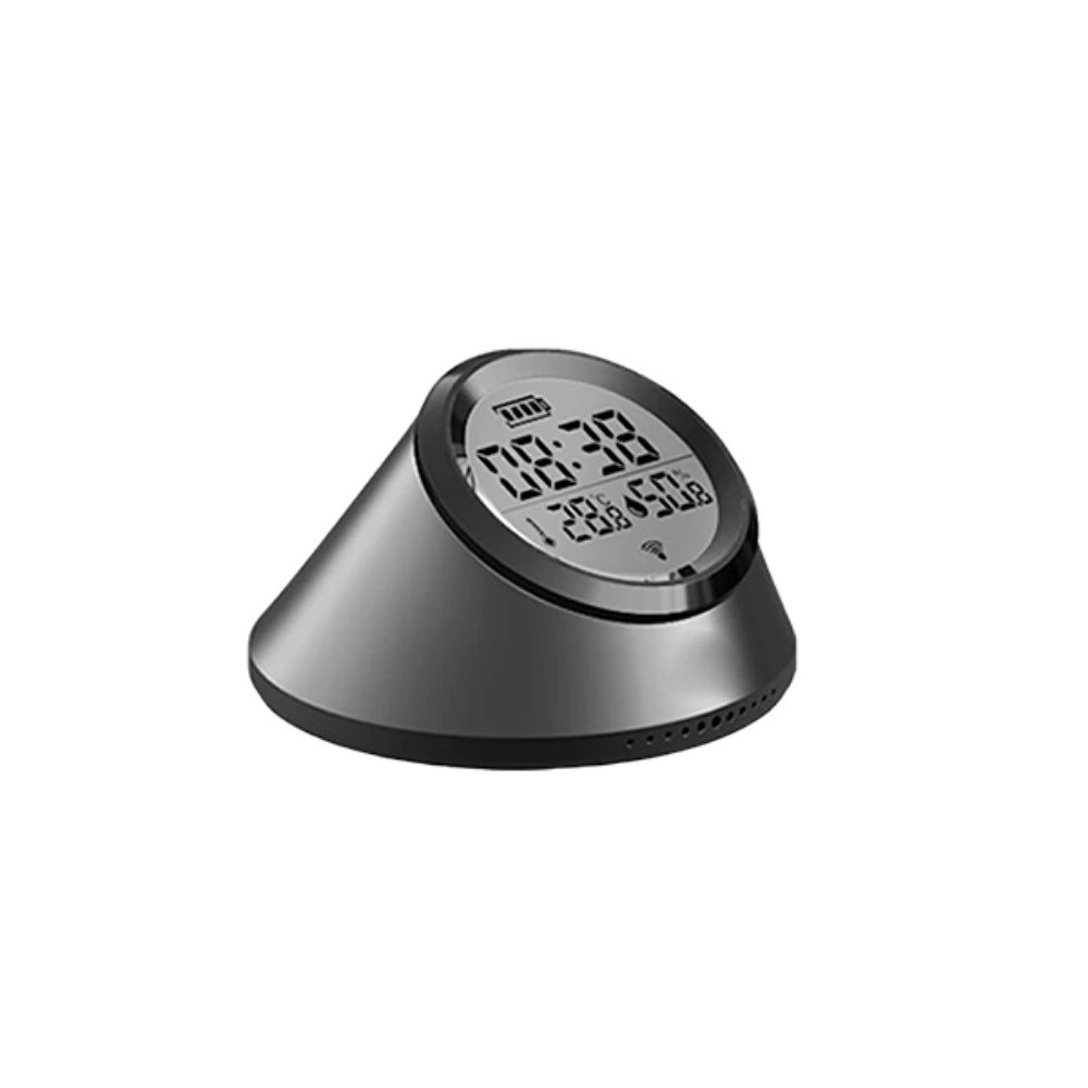Sensor Dimax de Temperatura y Humedad Zigbee Control por Voz Alexa y Google Pantalla con Reloj Digital Bateria 400mAh S111