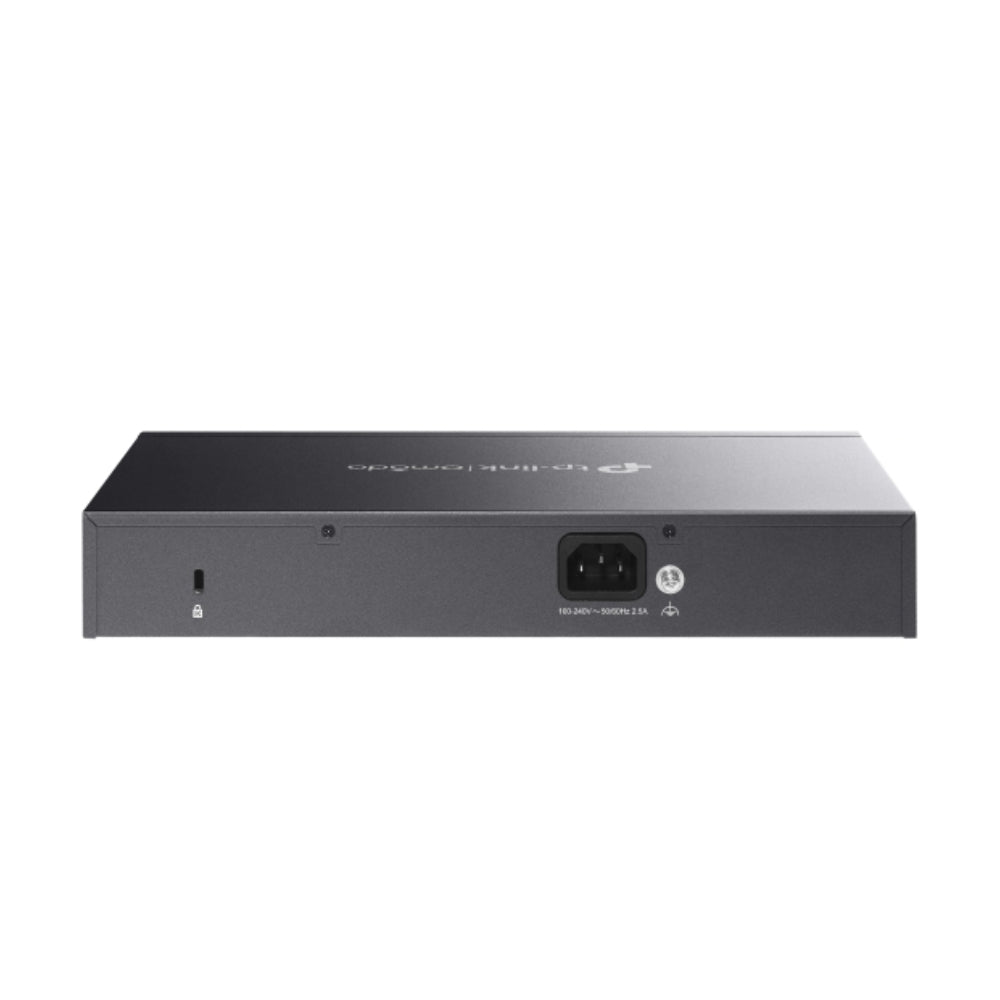 Switch TP-Link Jetstream 2 Puertos SFP 8 Puertos POE+ 802.3AT/AF PoE 150Watts Soporta VLAN QoS GUI TL-SG2210MP