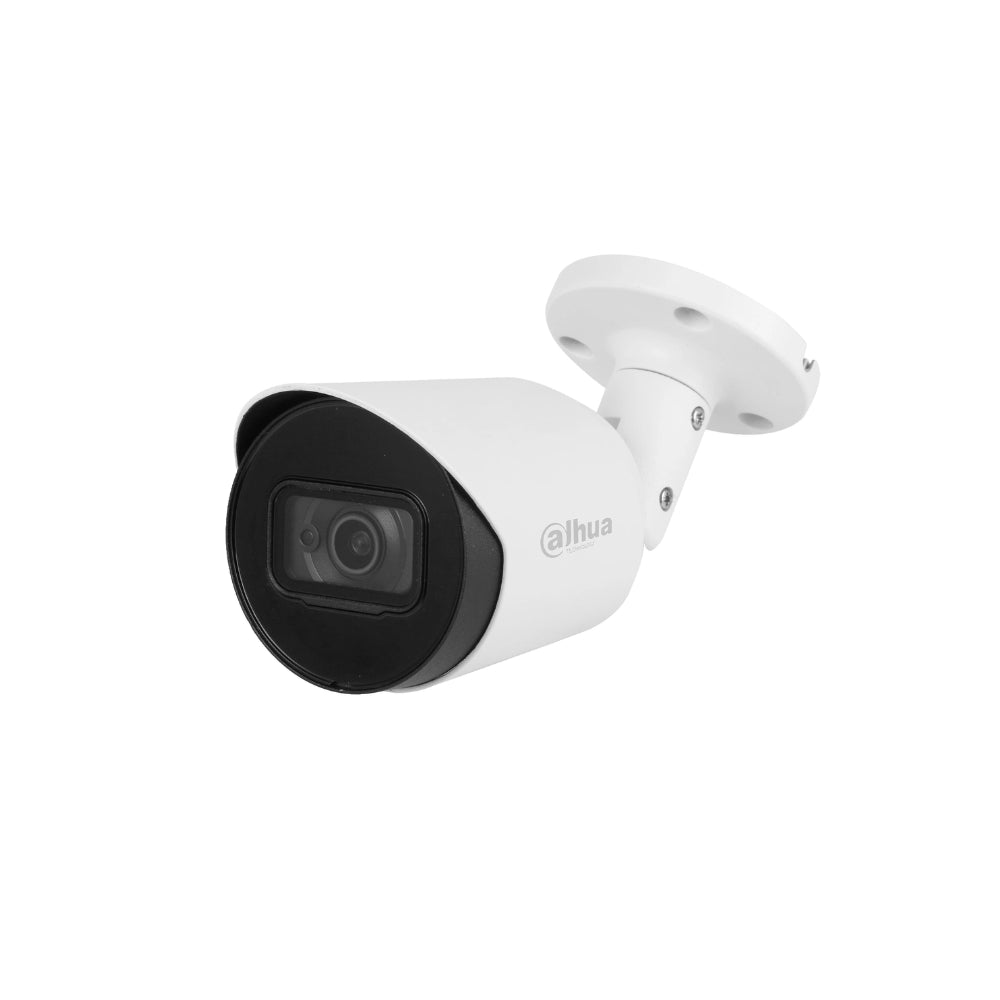 Camara Dahua HDCVI Bala 8MP Metalica con Audio Lente 2.8mm IR 30 metros 15fps 4K IP67 HAC-HFW1801TP-A-0280B-S2