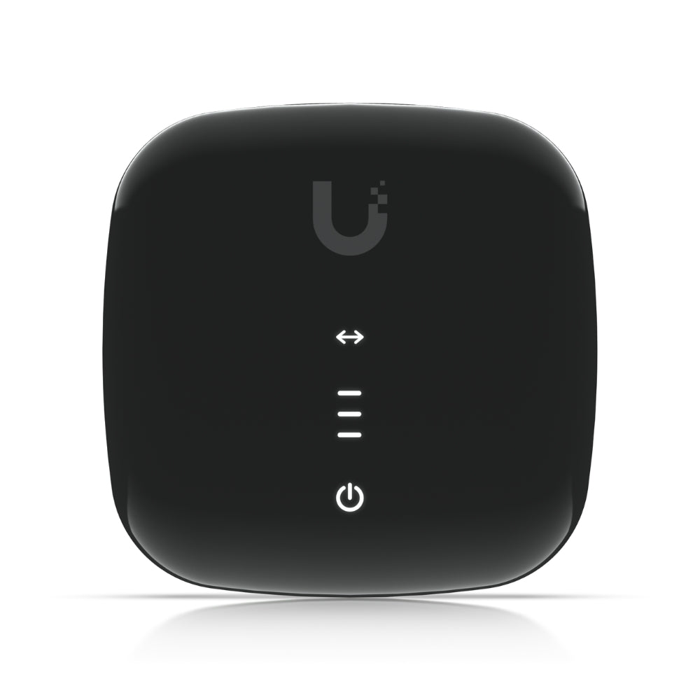 Ufiber Ubiquiti Loco CPE GPON WAN SC/UTP GPON 1xEthernet Gigabit 550Mbps PoE Incluido 24Vdc 0.3Amp Compatible con OLTs de Otros UB-UF-LOCO