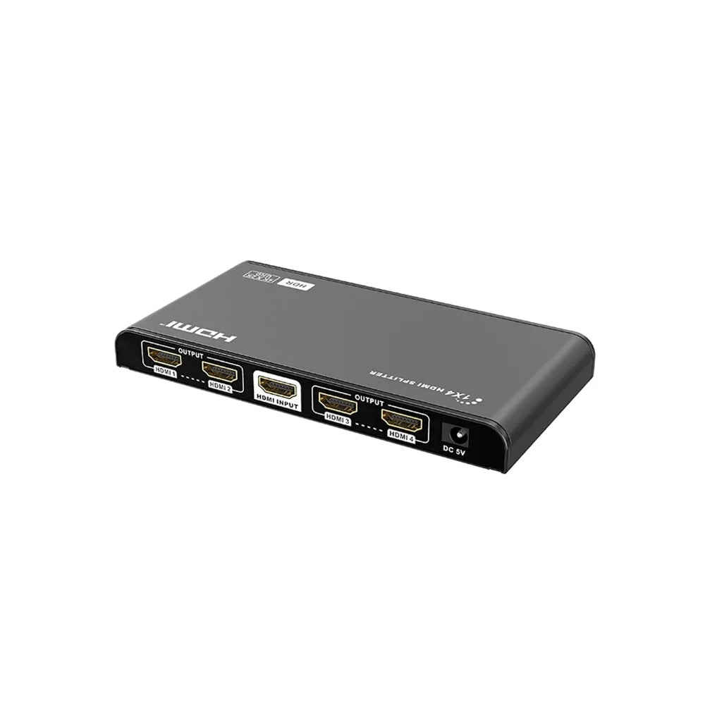 Splitter Lenkeng HDR HDMI 3D y 4Kx2K 60Hz 1 Entrada con 4 Salidas LKV314EDID-V3.0
