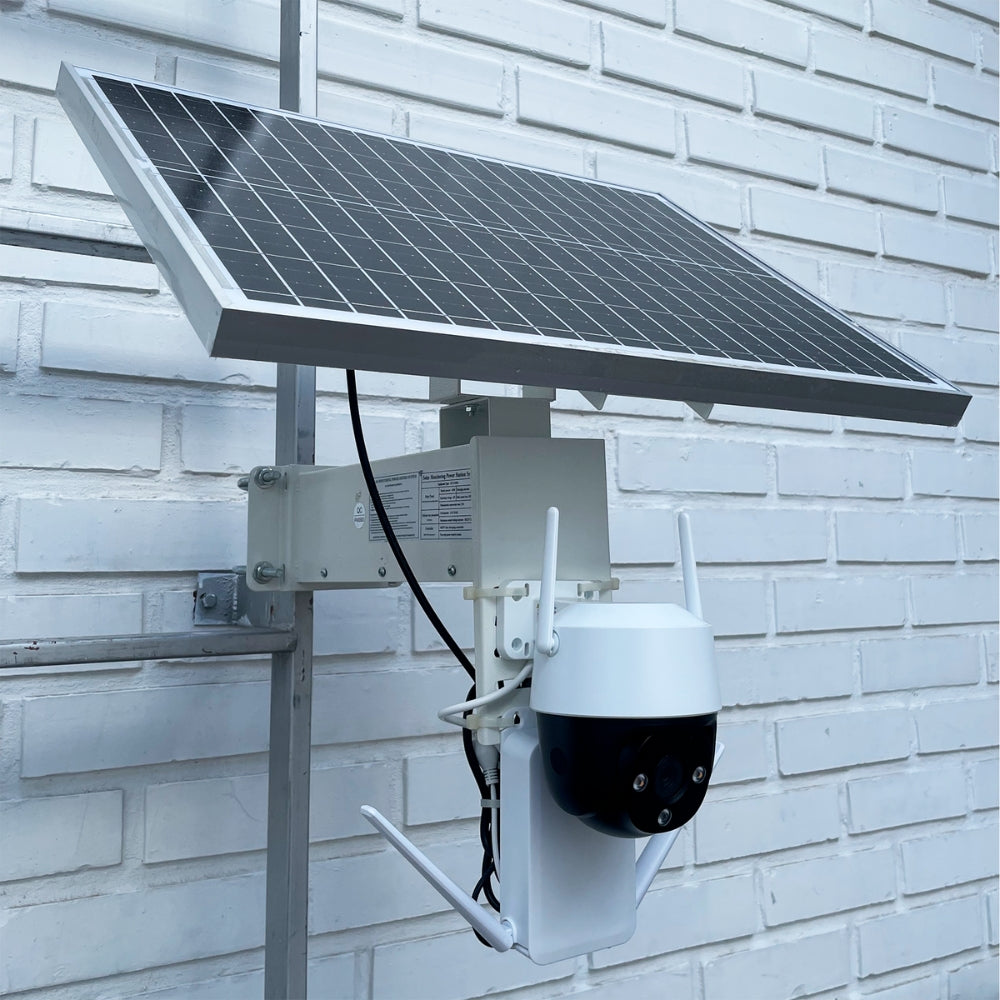 Sistema Electrico Dimax con Panel Solar 40 Watts Panel de Silicio Monocristalino Salida 12Vdc 5Amp Bateria LifeP04 20Ah 3.2Vdc IP65 F328