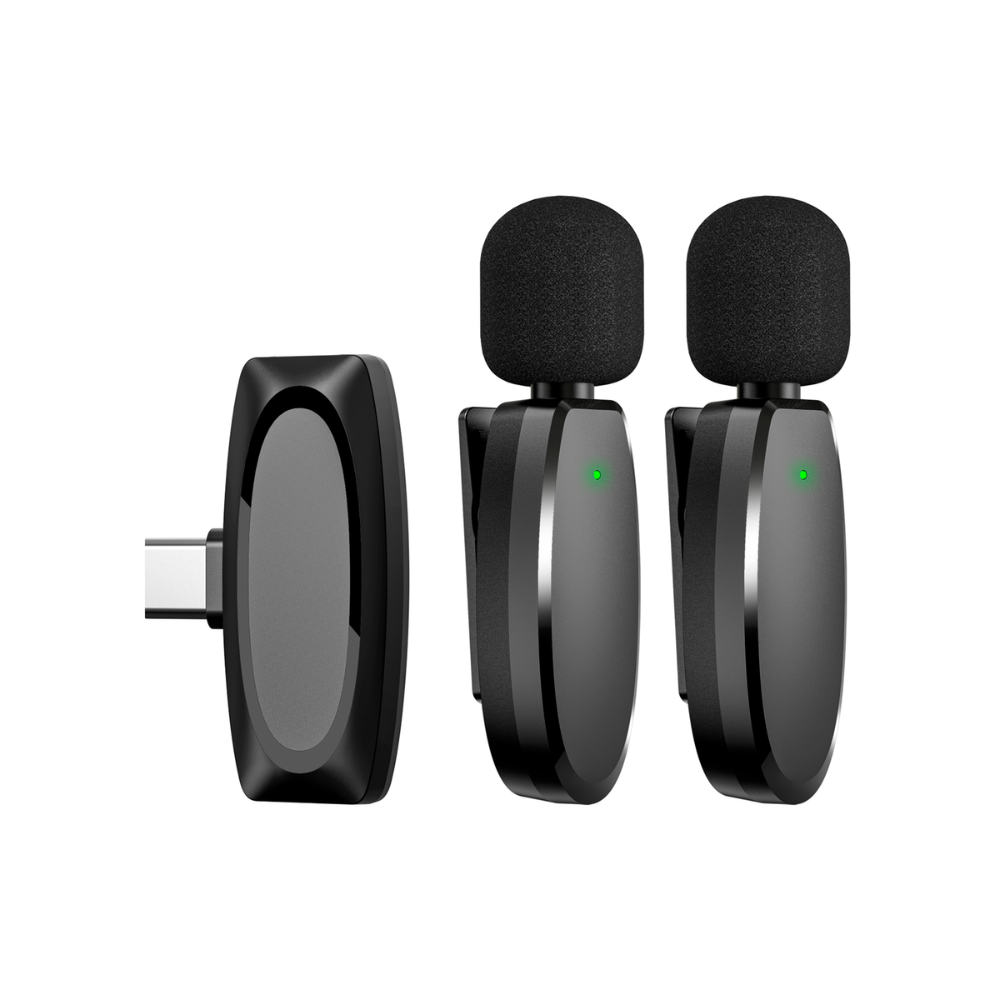 Microfono Dimax Inalambrico Doble con Receptor puerto USB-C V384