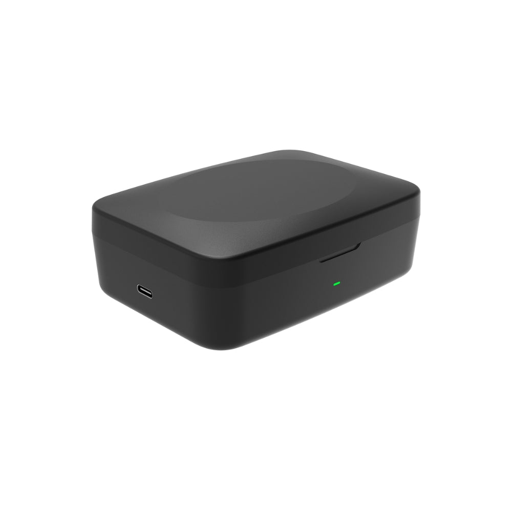 Microfono Dimax Inalambrico Doble con Receptor Triple puerto Lightning USB-C y Aux Bateria hasta 6 Horas Estuche Puerto USB-C V383