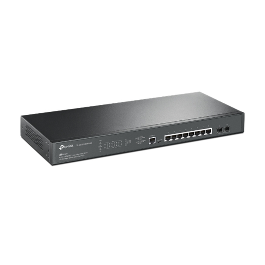 Switch TP-Link Jetstream 2 Puertos 10GE SFP+ 8 Puertos 2.5G Base-T POE+ 802.3AT/AF L2 L3 PoE 240Watts TL-SG3210XHP-M2