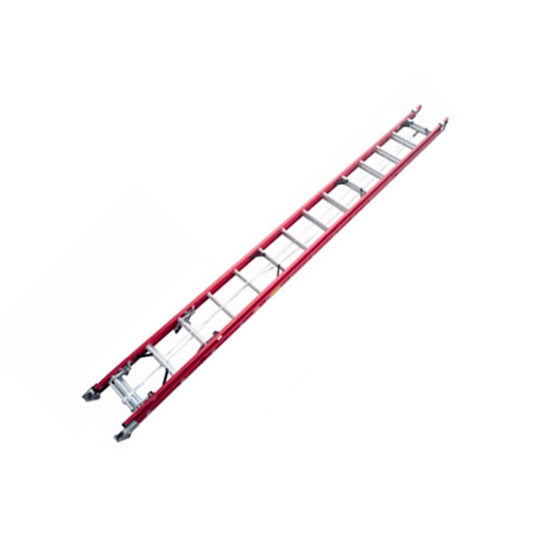 Escalera Dimax Extensible 12x12 hasta 6.50M 24 Peldaños Fibra de Vidrio con Peldaños de ALuminio Peso Maximo 120Kg N077