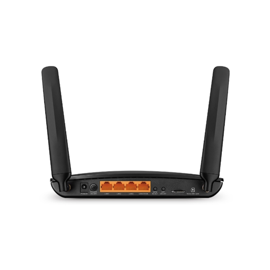 Router TP-Link Inalambrico AC1200 4G LTE 2 Antenas 5dBi Doble Banda 1xSIM 4G 1xWAN 3xLAN ARCHER MR600