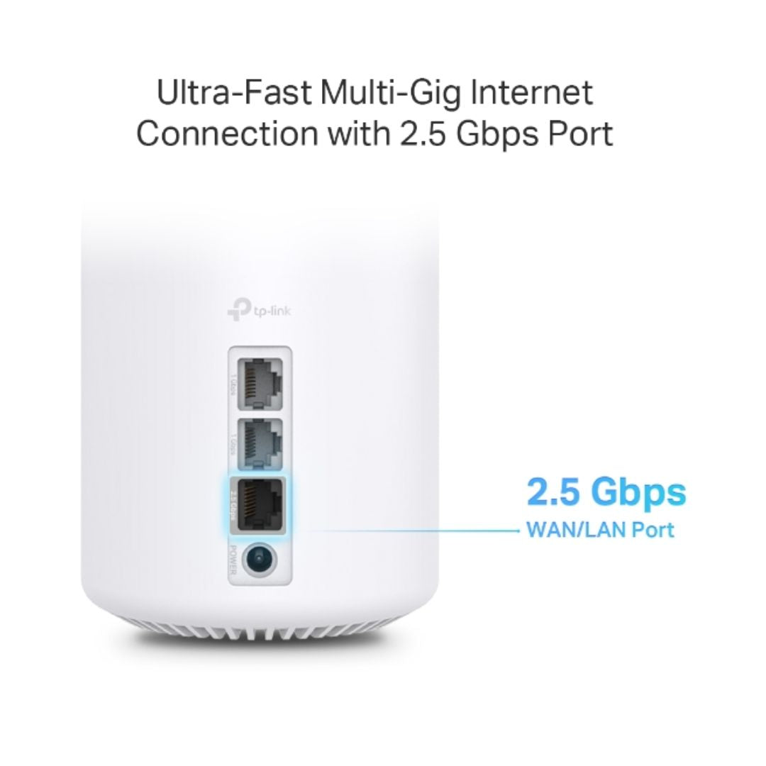 Sistema WiFi 6 Mesh TP-Link Deco X80 (2-Pack) AX6000 Elimina Zonas Muertas Roaming Conexiones sin Lag Control Parental Compatible con Todos los Decos Soporta 4K 8K Deco X80(2-pack)