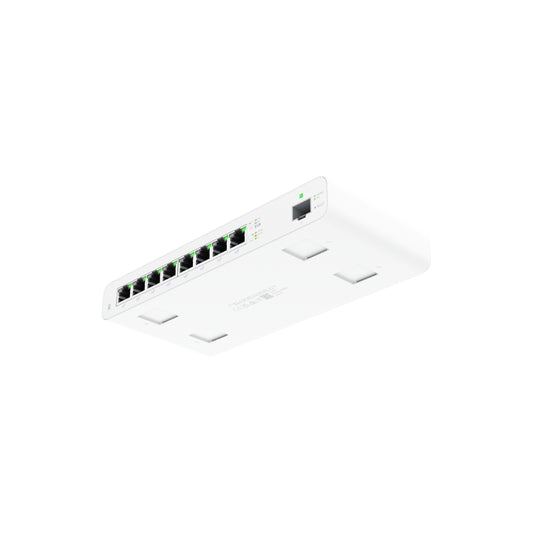 UISP Router Ubiquiti 1xSFP 8xEthernet Gigabit PoE Capa 2 Facil Configuracion BT Montaje de Pared Aplicacion UISP Mobile UB-UISP-R