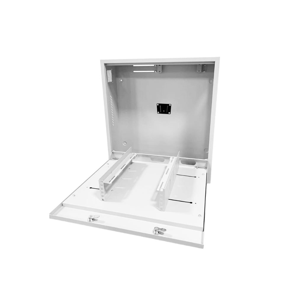 Gabinete Dimax 2U 180x635x580mm para CCTV CATV Montaje en Pared Monitor hasta 24" C898
