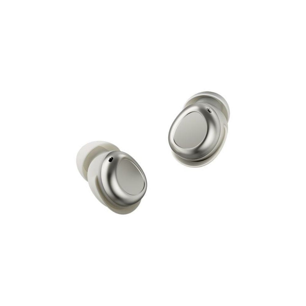 Audifonos Blackview Inalambricos Confort Bluetooth 5.4 Autonomia hasta 5 horas y 24 horas con el estuche Estuche de Carga con Display Nivel de Bateria color Blanco AIRBUDS 9-BWH