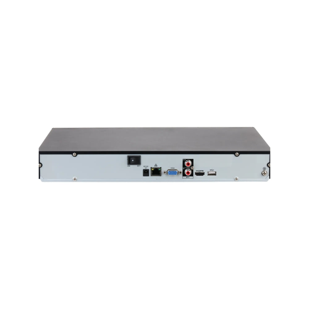 Grabador IP Dahua de 16 Canales hasta 12MP SMD Plus Proteccion Perimetral 2xHDD hasta 20TB 1xHDMI 2xUSB 1xRJ45 Giga Audio 1I/1O DHI-NVR2216-4KS3