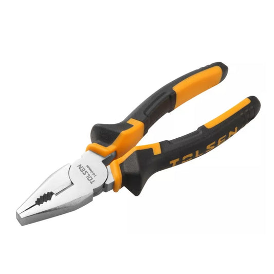 Alicate Combinado Tolsen de 8" Material Acero Forjado Acabado en Niquel 10002