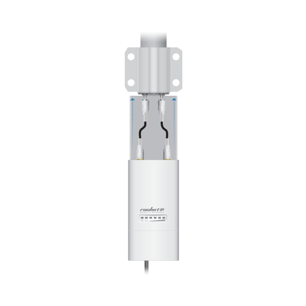 Antena Ubuquiti Omnidireccional 13dBi 5.0GHz H/V Pigtails Incluidos Kit de Montaje Conectores RP-SMA Elevacion 7° Downtilt 2° UB-AMO-5G13